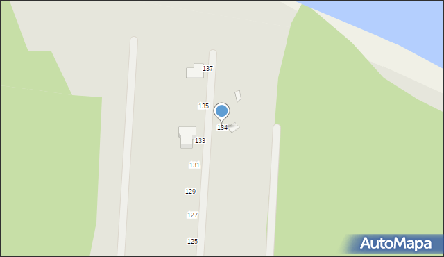 Nowe Warpno, Miroszewo, 134, mapa Nowe Warpno