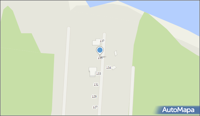 Nowe Warpno, Miroszewo, 135, mapa Nowe Warpno