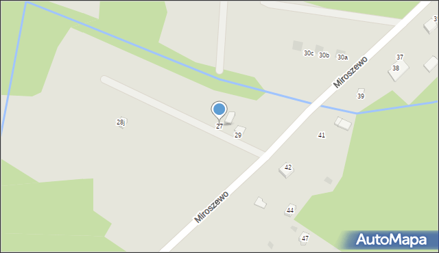Nowe Warpno, Miroszewo, 27, mapa Nowe Warpno