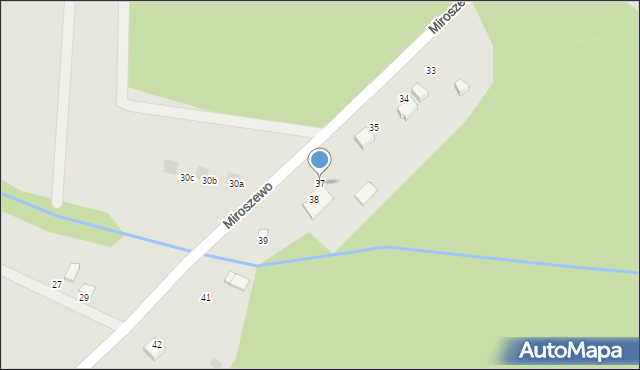 Nowe Warpno, Miroszewo, 37, mapa Nowe Warpno