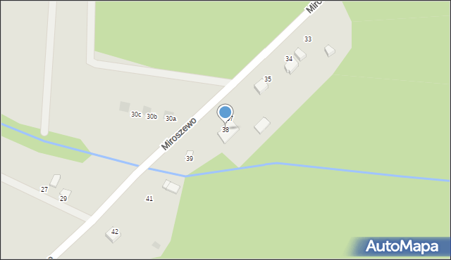 Nowe Warpno, Miroszewo, 38, mapa Nowe Warpno