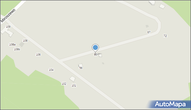 Nowe Warpno, Miroszewo, 60, mapa Nowe Warpno