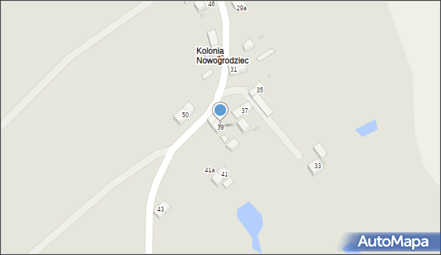 Nowogrodziec, Mickiewicza Adama, 39, mapa Nowogrodziec