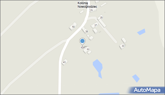 Nowogrodziec, Mickiewicza Adama, 41a, mapa Nowogrodziec
