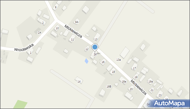 Nowy Dwór, Mickiewicza Adama, 14, mapa Nowy Dwór