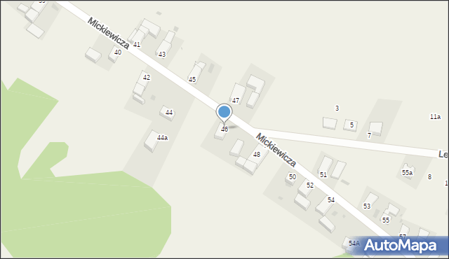 Nowy Dwór, Mickiewicza Adama, 46, mapa Nowy Dwór