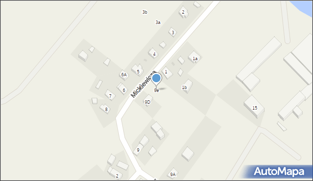 Nowy Dwór, Mickiewicza Adama, 9e, mapa Nowy Dwór