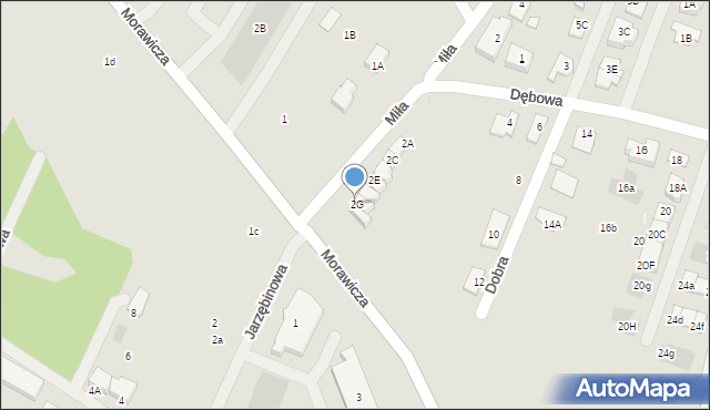 Nowy Dwór Mazowiecki, Miła, 2G, mapa Nowy Dwór Mazowiecki