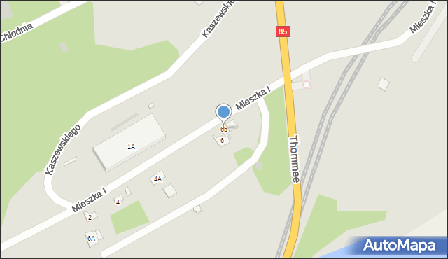 Nowy Dwór Mazowiecki, Mieszka I, 6b, mapa Nowy Dwór Mazowiecki