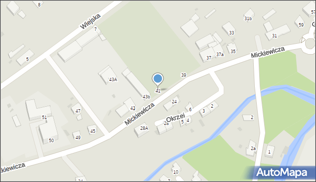 Nowy Staw, Mickiewicza Adama, 41, mapa Nowy Staw