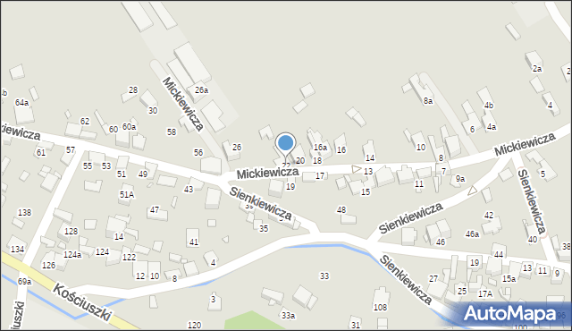 Ogrodzieniec, Mickiewicza Adama, 22, mapa Ogrodzieniec