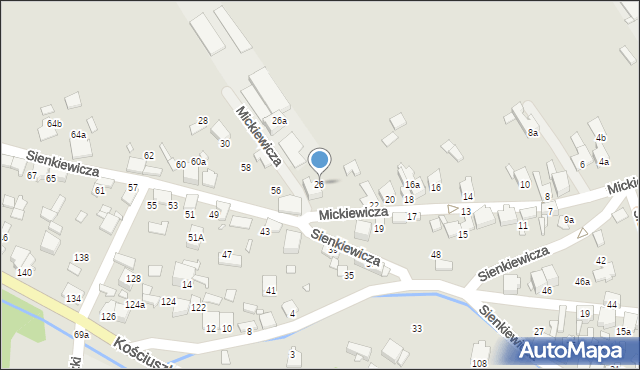 Ogrodzieniec, Mickiewicza Adama, 26, mapa Ogrodzieniec