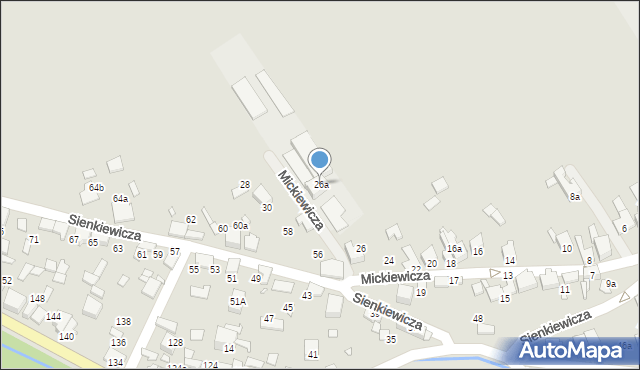 Ogrodzieniec, Mickiewicza Adama, 26a, mapa Ogrodzieniec