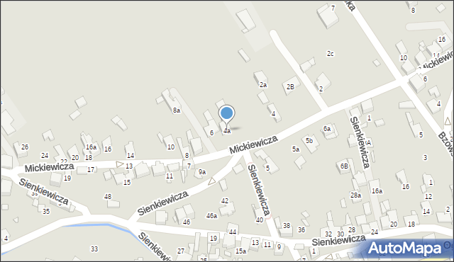 Ogrodzieniec, Mickiewicza Adama, 4a, mapa Ogrodzieniec
