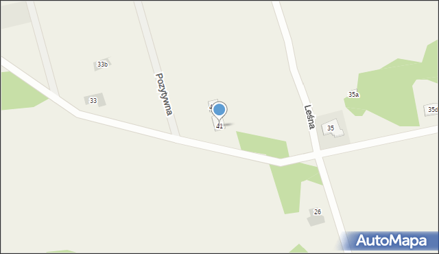 Olmonty, Miła, 41, mapa Olmonty