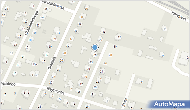 Olszewo-Borki, Mickiewicza Adama, 25, mapa Olszewo-Borki