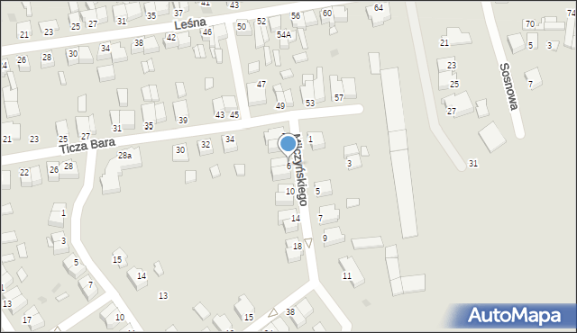 Opalenica, Milczyńskiego Marcina, 6, mapa Opalenica