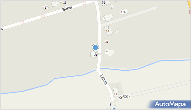Opole, Migdałowa, 24, mapa Opola