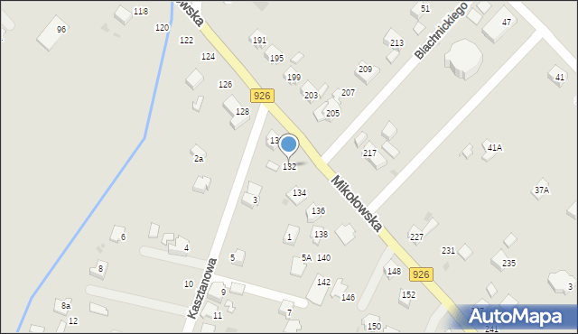 Orzesze, Mikołowska, 132, mapa Orzesze