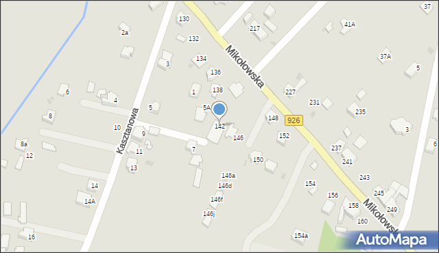 Orzesze, Mikołowska, 142, mapa Orzesze