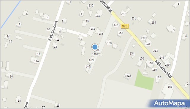 Orzesze, Mikołowska, 146d, mapa Orzesze
