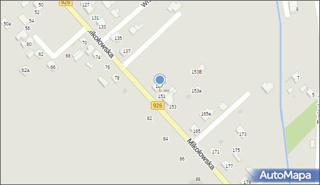 Orzesze, Mikołowska, 149, mapa Orzesze