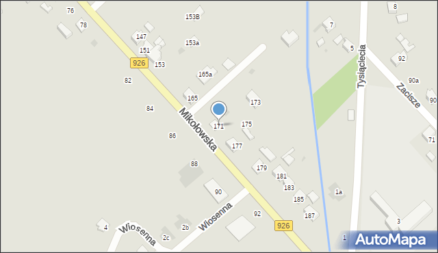 Orzesze, Mikołowska, 171, mapa Orzesze