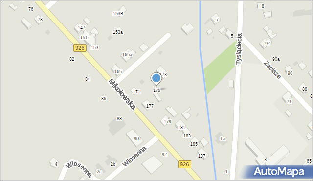 Orzesze, Mikołowska, 175, mapa Orzesze