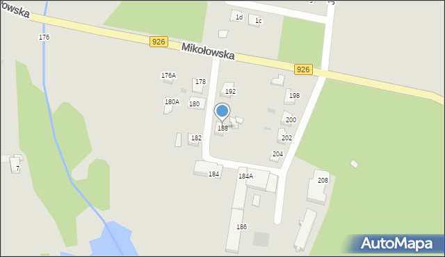 Orzesze, Mikołowska, 188, mapa Orzesze