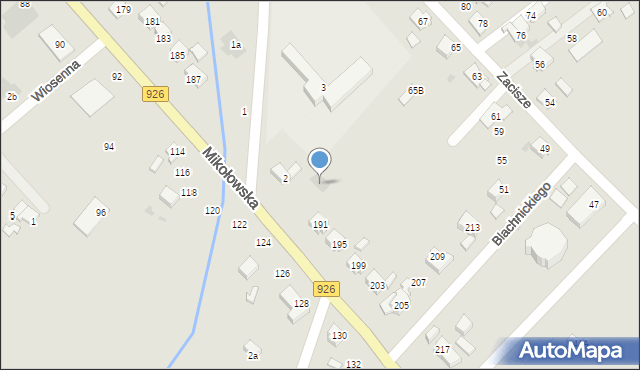 Orzesze, Mikołowska, 189, mapa Orzesze