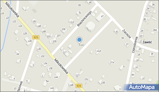 Orzesze, Mikołowska, 221, mapa Orzesze