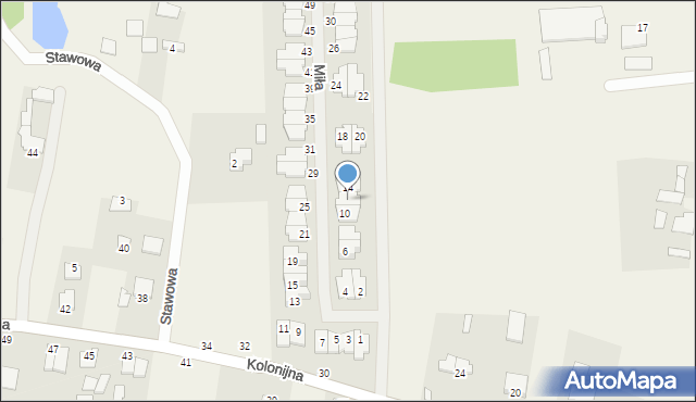 Osielsko, Miła, 12, mapa Osielsko