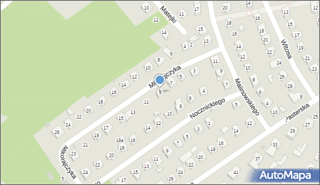 Ostrów Mazowiecka, Mikołajczyka Stanisława, 9, mapa Ostrów Mazowiecka