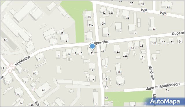 Paczków, Mickiewicza Adama, 11, mapa Paczków