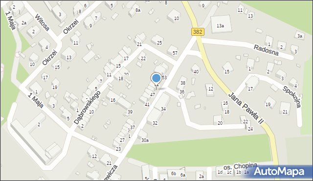 Paczków, Mickiewicza Adama, 49, mapa Paczków
