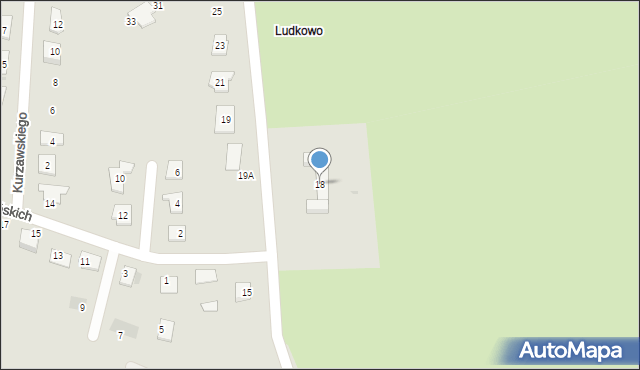 Pakość, Mieleńska, 18, mapa Pakość