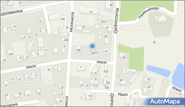 Pawłowice, Miarki, 2A, mapa Pawłowice