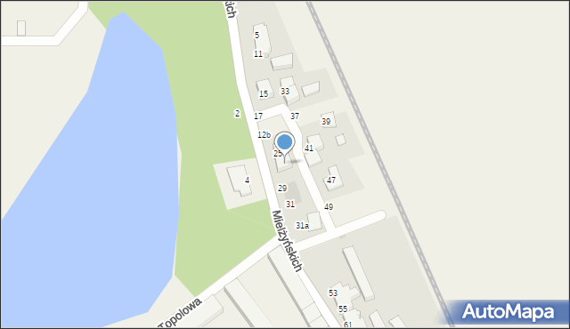 Pawłowice, Mielżyńskich, 27, mapa Pawłowice