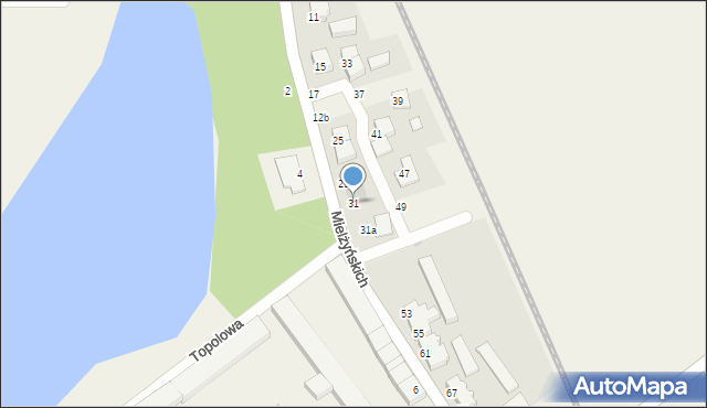 Pawłowice, Mielżyńskich, 31, mapa Pawłowice