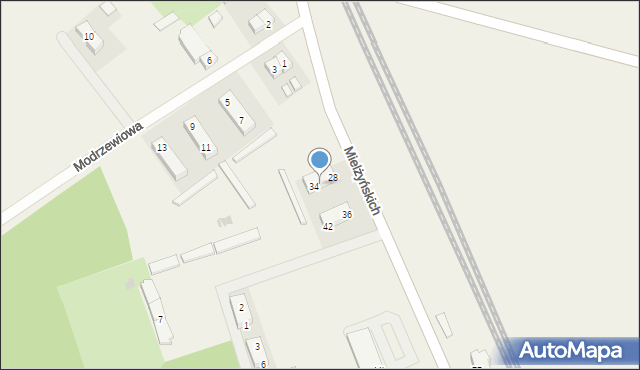 Pawłowice, Mielżyńskich, 32, mapa Pawłowice