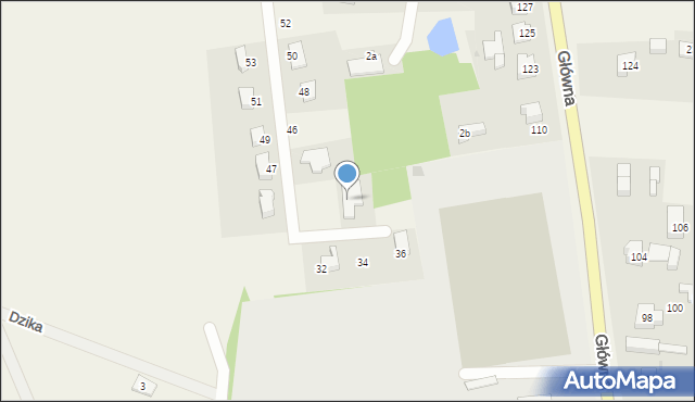 Pęgów, Mickiewicza Adama, 40, mapa Pęgów