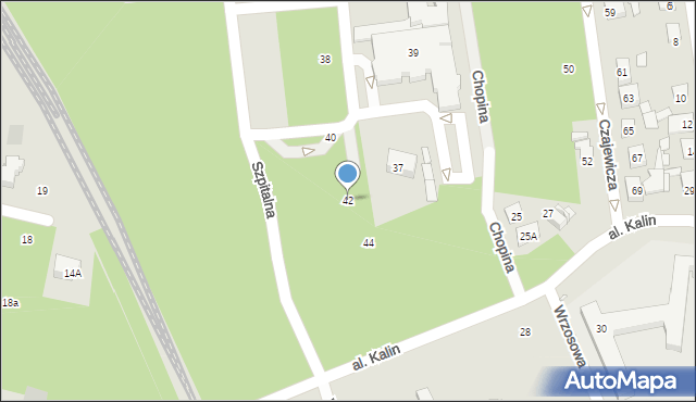 Piaseczno, Mickiewicza Adama, 42, mapa Piaseczno