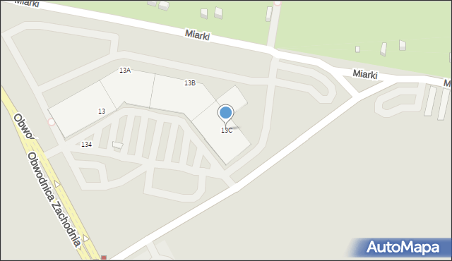 Piekary Śląskie, Miarki Karola, 13C, mapa Piekary Śląskie