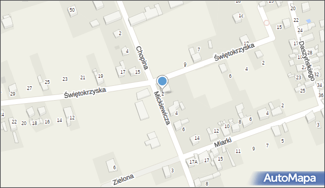 Pietrowice Wielkie, Mickiewicza Adama, 2, mapa Pietrowice Wielkie