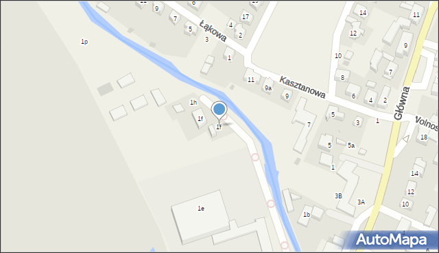Piotrkowiczki, Miodowa, 1f, mapa Piotrkowiczki