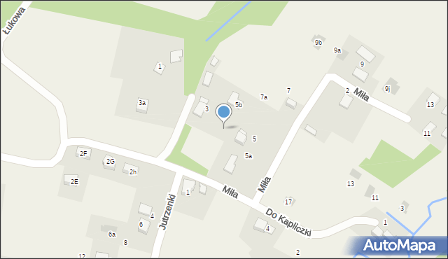 Pisarzowice, Miła, 5c, mapa Pisarzowice