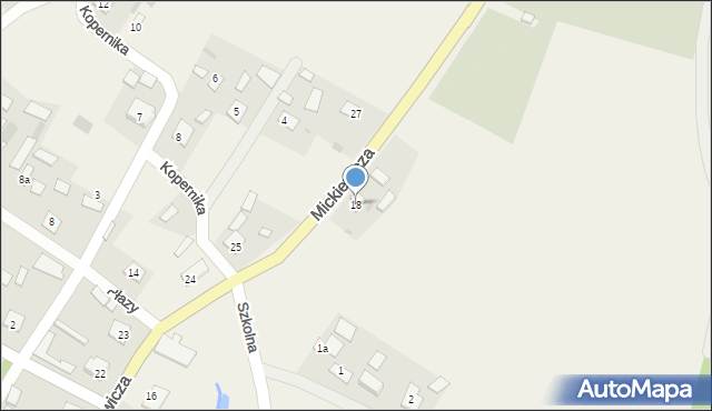 Płazów, Mickiewicza Adama, 18, mapa Płazów