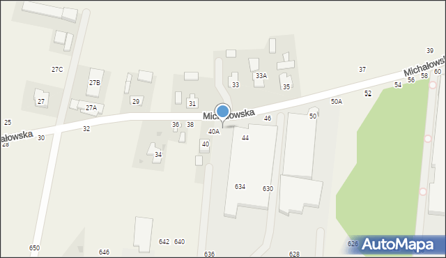 Płochocin, Michałowska, 42, mapa Płochocin