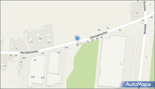 Płochocin, Michałowska, 52, mapa Płochocin