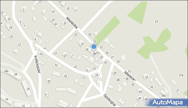 Połaniec, Mielecka, 28, mapa Połaniec